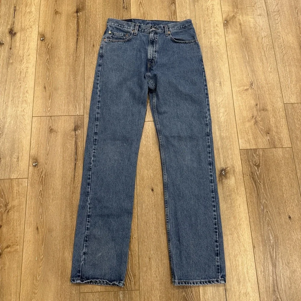 Vintage Levis 505 Jeans Mens 32 x 36‎ Denim Regular Fit Straight Leg 90s
